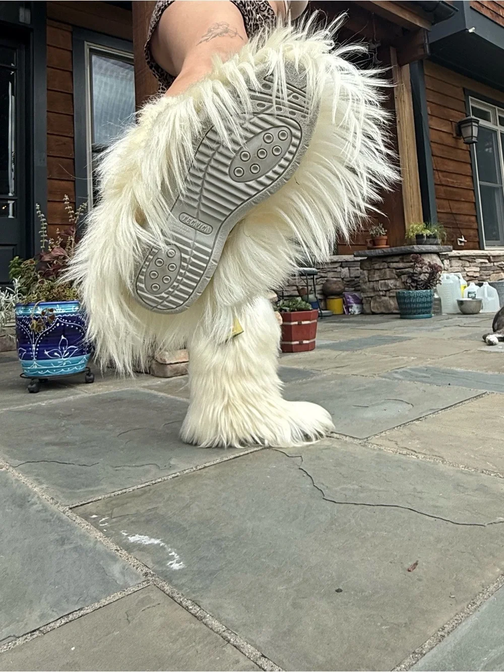 Vintage Deadstock Tecnica Yaghi “Yeti” Long Fur Snow Boots